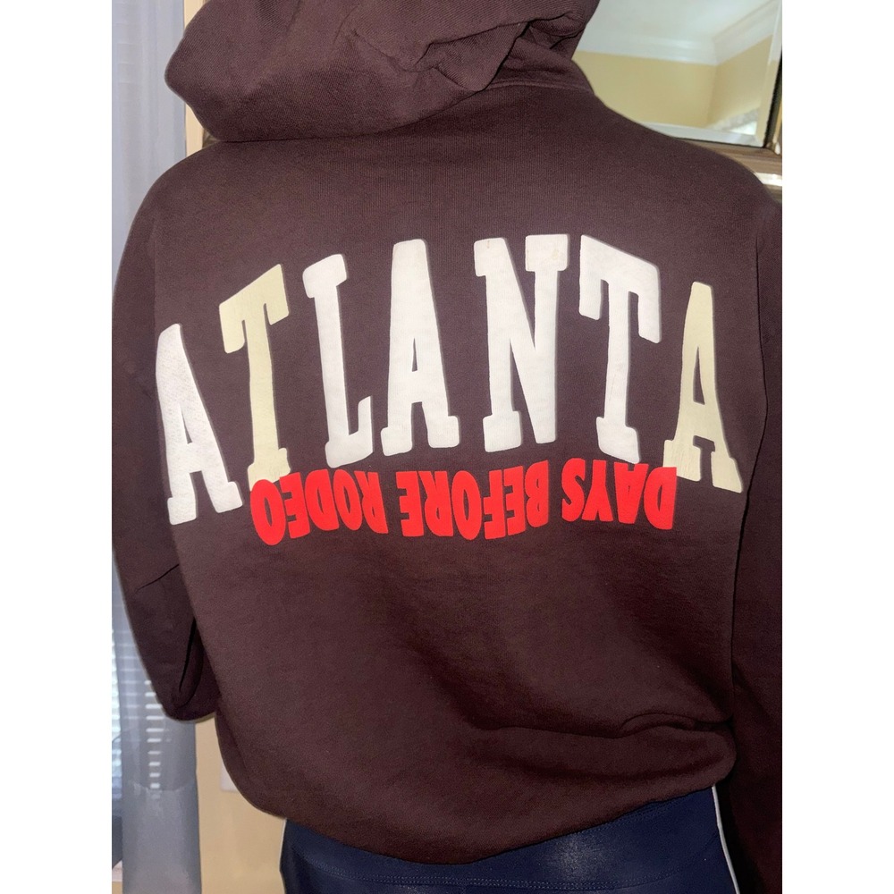 Travis Scott CPFM Days Before Rodeo Free Thugger Hoodie Brown XL - Picture 6 of 6